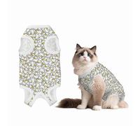 Mosytuky Ducky Print Dog Surgery Recovery Suit After Spay, Highly-Stretchy Dog Onesie,Dog Onesie Protect Surgical Wound-X-Large