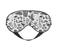 Mosytuky Fall Forest Print Sleep Eye Mask Blindfold with Elastic Strap Headband, Soft Eye Cover Eyeshade for Night Sleeping, Travel