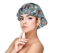 Mosytuky Farm Animals 1 Print Silky Satin Bonnet For Sleeping,Hair Bonnet For Women And Men,Adjustable Sleep Bonnet For Curly Hair