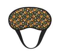 Mosytuky Forest Squirrel Print Sleep Mask for Back and Side Sleeper for Sleeping,Zero Eye Pressure Night Blindfold Ultralight Travel Nap Eye Cover