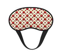 Mosytuky Fruit Apples Print Sleep Mask for Back and Side Sleeper for Sleeping,Zero Eye Pressure Night Blindfold Ultralight Travel Nap Eye Cover