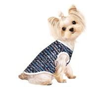 Mosytuky Function Source Code Print Dog Shirts Pet Clothes,Puppy Vest T-Shirt Sleeveless Costumes,Doggy Apparel Outfits for Small Extra Small Medium Dogs and Cats-(Large)