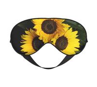 Mosytuky Japanese Were Blossoming Print Sleep Eye Mask Blindfold with Elastic Strap Headband, Soft Eye Cover Eyeshade for Night Sleeping, Travel