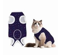 Mosytuky Mathematical Symbols Print Dog Surgery Recovery Suit After Spay, Highly-Stretchy Dog Onesie,Dog Onesie Protect Surgical Wound-Medium