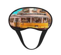 Mosytuky Modern Urban Monkey Print Sleep Mask for Back and Side Sleeper for Sleeping,Zero Eye Pressure Night Blindfold Ultralight Travel Nap Eye Cover