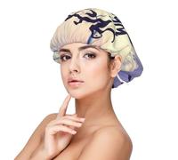 Mosytuky Not All Those Who Wander Are Lost Print Silky Satin Bonnet For Sleeping,Hair Bonnet For Women And Men,Adjustable Sleep Bonnet For Curly Hair