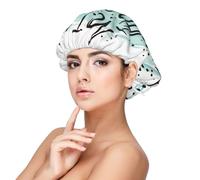 Mosytuky Not All Who Wander Are Lost1 Print Silky Satin Bonnet For Sleeping,Hair Bonnet For Women And Men,Adjustable Sleep Bonnet For Curly Hair
