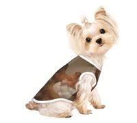 Mosytuky Oil Painting Chicken and Duck Print Dog Shirts Pet Clothes,Puppy Vest T-Shirt Sleeveless Costumes,Doggy Apparel Outfits for Small Extra Small Medium Dogs and Cats-(Medium)