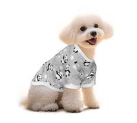 Mosytuky Pandas Between Clouds and Stars Print Breathable Dog Shirts for Large Dogs-Stretchy T-Shirts,Soft Mesh Lightweight Quick Dry Sweatshirt-Medium