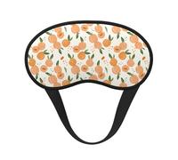 Mosytuky Peaches Print Sleep Mask for Back and Side Sleeper for Sleeping,Zero Eye Pressure Night Blindfold Ultralight Travel Nap Eye Cover