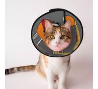 Mosytuky Pet Recovery Collars & Cones for Dogs and Cats After Surgery Adjustable Dog Neck Cone Surgical Elizabeth E-Collar Prevent Biting and Stop Licking Wound (I Like Big Digger,Small)