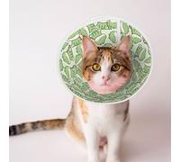 Mosytuky Pet Recovery Collars & Cones for Dogs and Cats After Surgery Adjustable Dog Neck Cone Surgical Elizabeth E-Collar Prevent Biting and Stop Licking Wound (Cute Crocodile,Small)