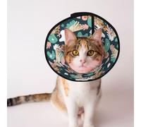 Mosytuky Pet Recovery Collars & Cones for Dogs and Cats After Surgery Adjustable Dog Neck Cone Surgical Elizabeth E-Collar Prevent Biting and Stop Licking Wound (Labrador Retriever Dog,Small)