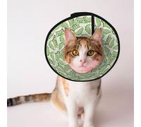 Mosytuky Pet Recovery Collars & Cones for Dogs and Cats After Surgery Adjustable Dog Neck Cone Surgical Elizabeth E-Collar Prevent Biting and Stop Licking Wound (Cute Crocodile,Small)