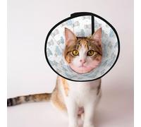 Mosytuky Pet Recovery Collars & Cones for Dogs and Cats After Surgery Adjustable Dog Neck Cone Surgical Elizabeth E-Collar Prevent Biting and Stop Licking Wound (Playful Polar Bear Pals,Large)