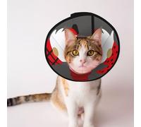 Mosytuky Pet Recovery Collars & Cones for Dogs and Cats After Surgery Adjustable Dog Neck Cone Surgical Elizabeth E-Collar Prevent Biting and Stop Licking Wound (Chillin with My Gonme,Medium)