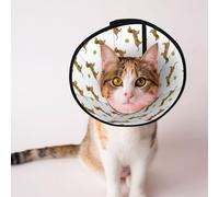 Mosytuky Pet Recovery Collars & Cones for Dogs and Cats After Surgery Adjustable Dog Neck Cone Surgical Elizabeth E-Collar Prevent Biting and Stop Licking Wound (Dachshund Going to Play Tennis,Large)