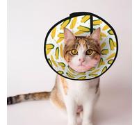 Mosytuky Pet Recovery Collars & Cones for Dogs and Cats After Surgery Adjustable Dog Neck Cone Surgical Elizabeth E-Collar Prevent Biting and Stop Licking Wound (Corn On The Cob,Small)