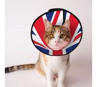 Mosytuky Pet Recovery Collars & Cones for Dogs and Cats After Surgery Adjustable Dog Neck Cone Surgical Elizabeth E-Collar Prevent Biting and Stop Licking Wound (English,Large)