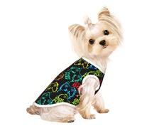 Mosytuky Play Game Start Print Dog Shirts Pet Clothes,Puppy Vest T-Shirt Sleeveless Costumes,Doggy Apparel Outfits for Small Extra Small Medium Dogs and Cats-(Large)