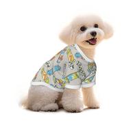 Mosytuky Skateboard Print Breathable Dog Shirts for Large Dogs-Stretchy T-Shirts,Soft Mesh Lightweight Quick Dry Sweatshirt-Large
