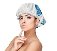 Mosytuky Snow Gnome For Winter Print Silky Satin Bonnet For Sleeping,Hair Bonnet For Women And Men,Adjustable Sleep Bonnet For Curly Hair