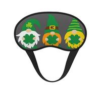 Mosytuky Spring St Patrick’s Day Irish Gnomes Print Sleep Mask for Back and Side Sleeper for Sleeping,Zero Eye Pressure Night Blindfold Ultralight Travel Nap Eye Cover