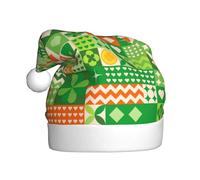 Mosytuky St Patrick'S Day6 Santa Hat- Christmas Thicken Velvet Hat For Men Women For Christmas New Year Festive Holiday Party