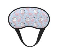 Mosytuky Summer Cute Unicorns Print Sleep Mask for Back and Side Sleeper for Sleeping,Zero Eye Pressure Night Blindfold Ultralight Travel Nap Eye Cover