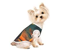Mosytuky Sunset Prairie Meditating Horse Print Dog Shirts Pet Clothes,Puppy Vest T-Shirt Sleeveless Costumes,Doggy Apparel Outfits for Small Extra Small Medium Dogs and Cats-(Large)