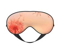 Mosytuky The Sunset of Dandelion Print Sleep Eye Mask Blindfold with Elastic Strap Headband, Soft Eye Cover Eyeshade for Night Sleeping, Travel