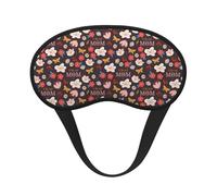 Mosytuky to The Best Mom Print Sleep Mask for Back and Side Sleeper for Sleeping,Zero Eye Pressure Night Blindfold Ultralight Travel Nap Eye Cover