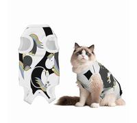 Mosytuky Unicorn in Yoga Print Dog Surgery Recovery Suit After Spay, Highly-Stretchy Dog Onesie,Dog Onesie Protect Surgical Wound-Large