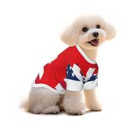 Mosytuky USA Switzerland Print Breathable Dog Shirts for Large Dogs-Stretchy T-Shirts,Soft Mesh Lightweight Quick Dry Sweatshirt-Large