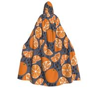 Mosytuky Various Oranges For Velvet Cloak,59in Adult Hooded Cloak Velvet Cape Halloween Witch Costume For Men And Women Cosplay Costumes