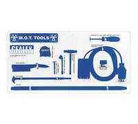 MOT Tool Board - Tool Organisation Rack - Wall Mounted - Tools Not Included