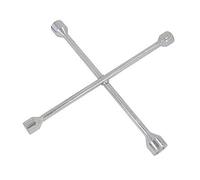 Motacare® 4 Way Cross Wheel Brace Nut Lug Wrench Spanner Socket Remover Car Van Tool - 17 x 19 x 21 x 23 mm