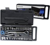 Motacare® Socket Set Heavy Duty 40 Piece 1/4" 3/8" Drive Reversible Ratchet Handle