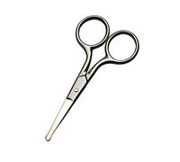 Motanar Professional Safety Grooming Scissors for Personal Care, Facial Hair Removal and Ear Nose Eyebrow Trimming Stainless Steel Fine Straight Tip Scissors Men