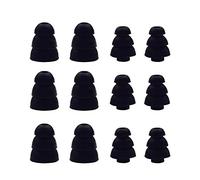 Motanar Triple Flange Replacement Eartips, Black