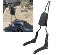 Motaux Passenger Sissy Bar Rear Backrest Pad for Kawasaki Vulcan 900 VN900 Classic Custom 1996-2023, Black
