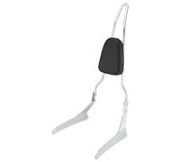 Motaux Passenger Sissy Bar Soft Backrest for Yamaha V Star 1300 XVS1300 XVS1300A XVS950 Midnight 2007-2015, Chrome