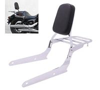 Motaux Passenger Sissy Bar with Luggage Rack Backrest for Honda Shadow Spirit 750 VT750C2 Phantom VT750C2B, Chrome