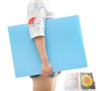 MOTEERLLU Diamond Art Portfolio Book 22"×16"(55cm×40cm), A2 Diamond Painting Storage Book with 30 Sleeves, Heavy Duty Portfolio Binder for Artwork Presentations, No-Crease Poster Binder Display Folder