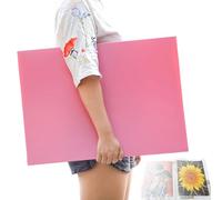 MOTEERLLU Diamond Art Portfolio Book 22"×16"(55cm×40cm), A2 Diamond Painting Storage Book with 30 Sleeves, Heavy Duty Portfolio Binder for Artwork Presentations, No-Crease Poster Binder Display Folder