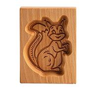 MOPTEERLLU Wooden Cookie Molds, Wooden Cookie Biscuit Mold Baking Cookie Mold Wooden Carved Mold Cookie Cutter Embossing Mold, DIY Shapes Cookie Stamp,Gingerbread Mold