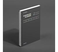 MOTEMOTE 10-Minute Planner 100 DAYS - Undated Daily Planner with Time Blocking, Goal Setting & Reflection - Boost Productivity & Build Better Habits in Just 10 Minutes a Day, Study Plan, Color Chip