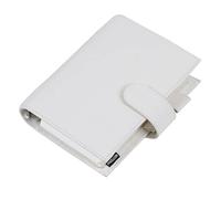 Moterm Personal Luxe Rings Planner - Genuine Leather Binder Organiser (30 mm Ring, Pebble Cream)