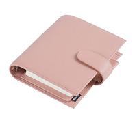 Moterm True-A6 Luxe Rings Planner - Genuine Leather Binder Organiser (30 mm Ring, Pebble Dust Rose)