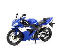 Moteur Cycle Simulation Miniature Jouet 1:12 for YZF-R1 Die Cast Vehicles Collectible Hobbies Motorcycle Model Toys Battery not included(Blue)
